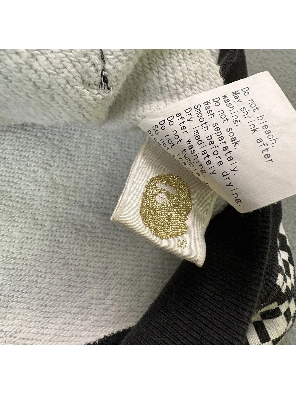 Bape Full Zip 8 Bit Diamond Hoodie Size Medium A Bathing Ape